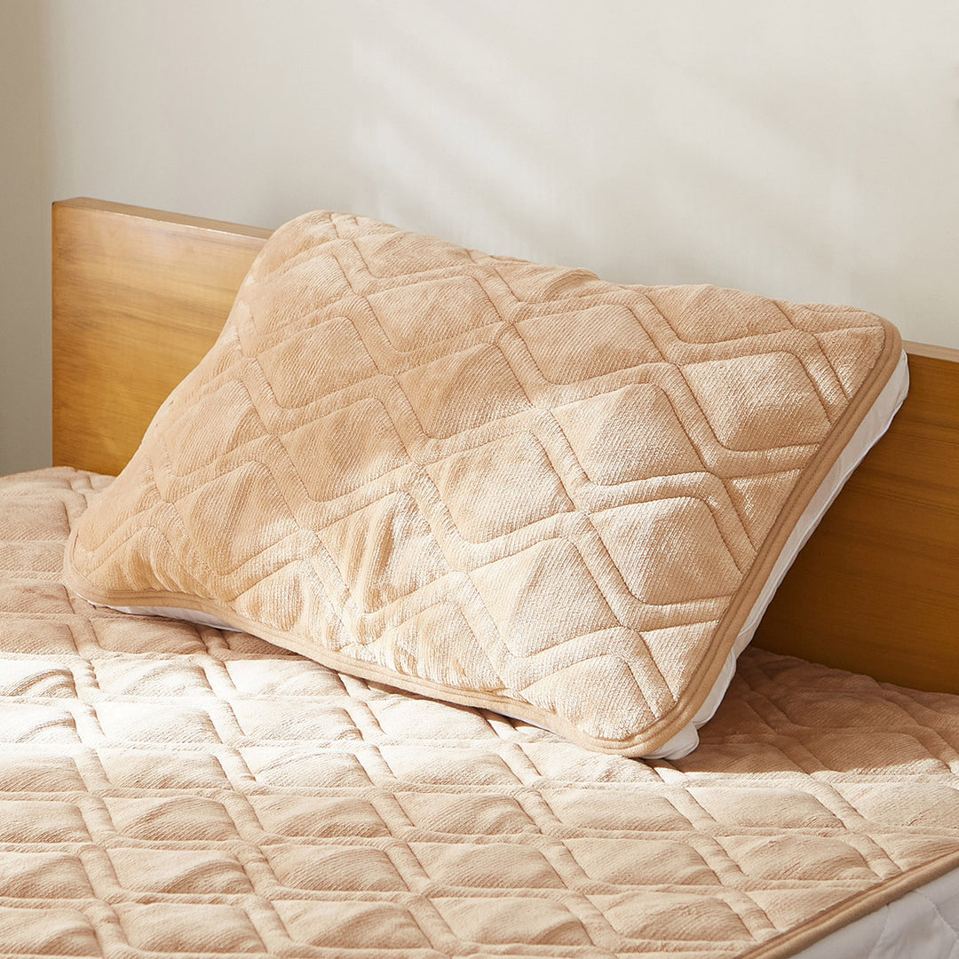 AZRA あったか枕パッド  フランネル  43cm × 63cm | 45cm × 65cm 通気 速乾 グレー全4色