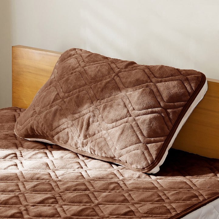 AZRA あったか枕パッド  フランネル  43cm × 63cm | 45cm × 65cm 通気 速乾 グレー全4色