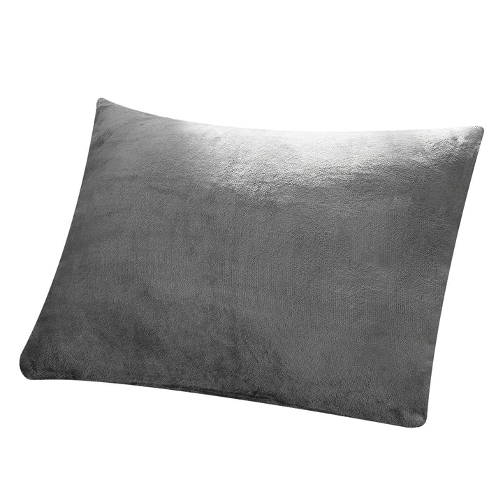 AZRA  枕カバー フランネル  43cm × 63cm枕用  静電気防止加工 マイクロファイバー ファスナー式