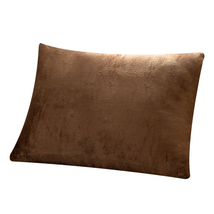 AZRA  枕カバー フランネル  43cm × 63cm枕用  静電気防止加工 マイクロファイバー ファスナー式