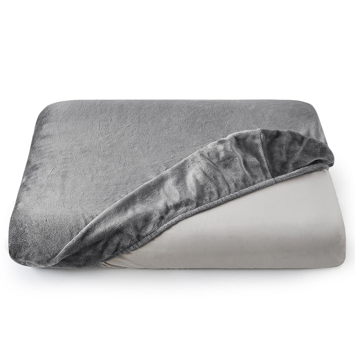 AZRA  枕カバー フランネル  43cm × 63cm枕用  静電気防止加工 マイクロファイバー ファスナー式