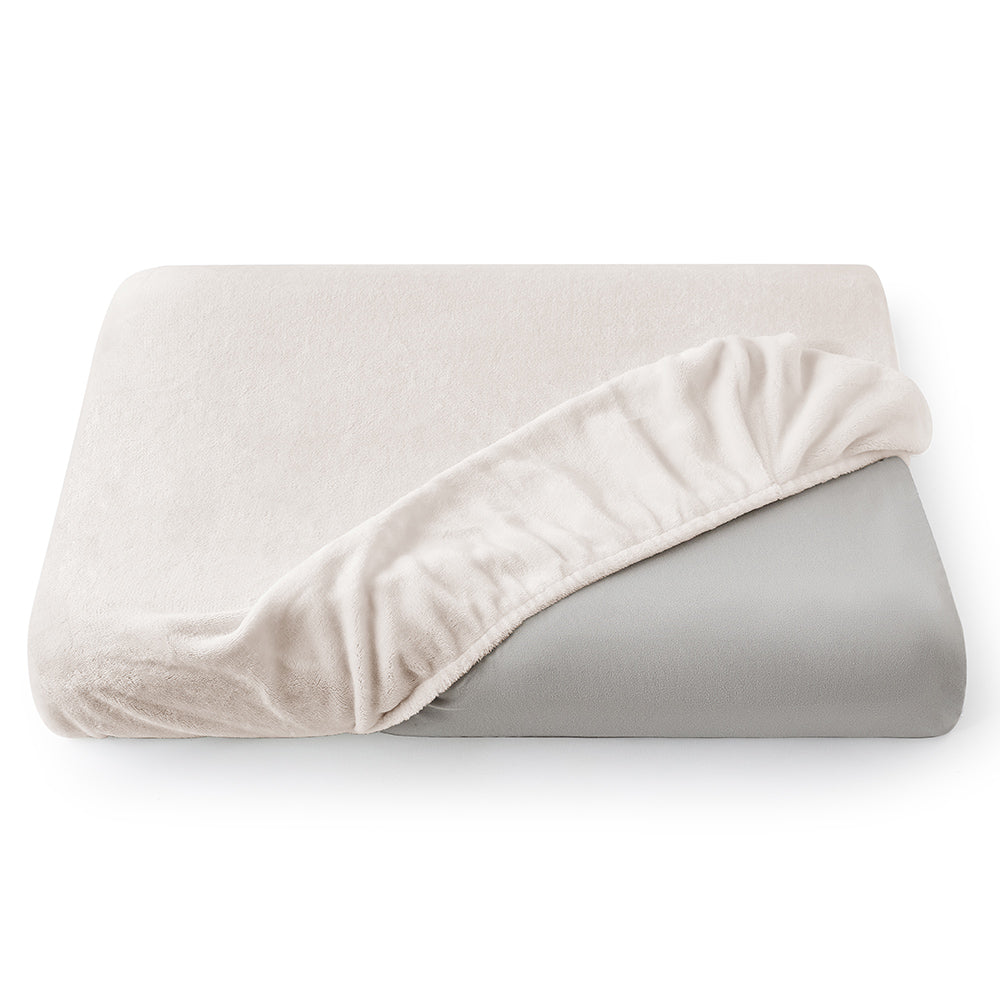 AZRA  枕カバー フランネル  43cm × 63cm枕用  静電気防止加工 マイクロファイバー ファスナー式