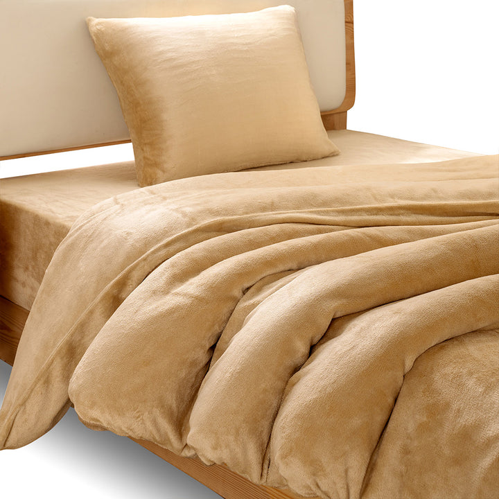 AZRA フランネル寝具カバー3点セット シングル　グレー ブラウン ネイビー他