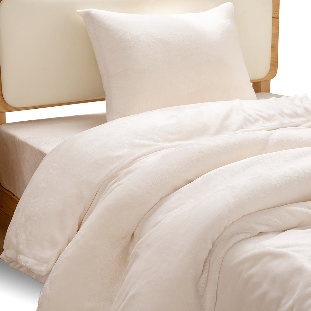 AZRA フランネル寝具カバー3点セット シングル　グレー ブラウン ネイビー他