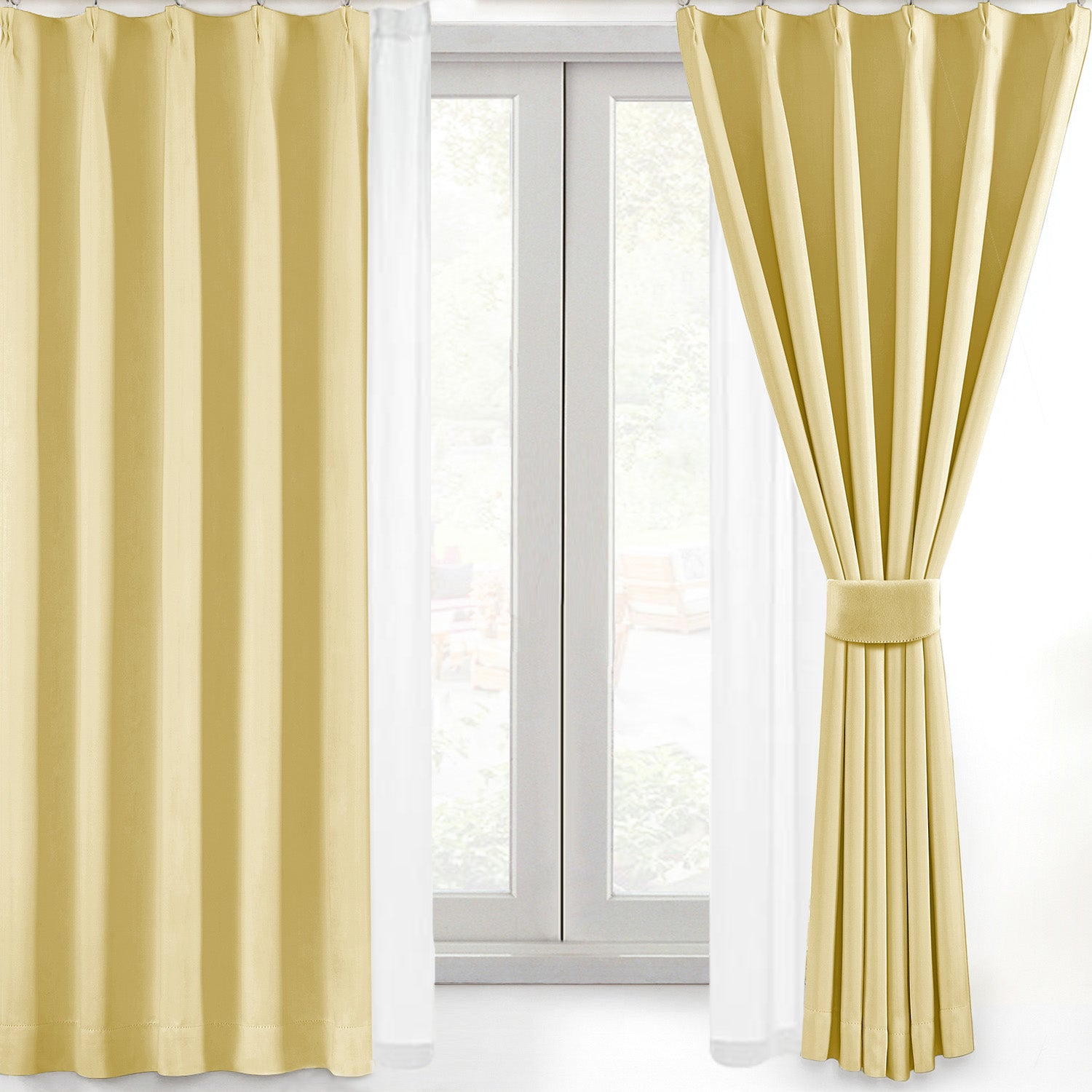 AZRA 遮光カーテン1級 2級 150cm幅 ストライプ 無地 柄 全15色