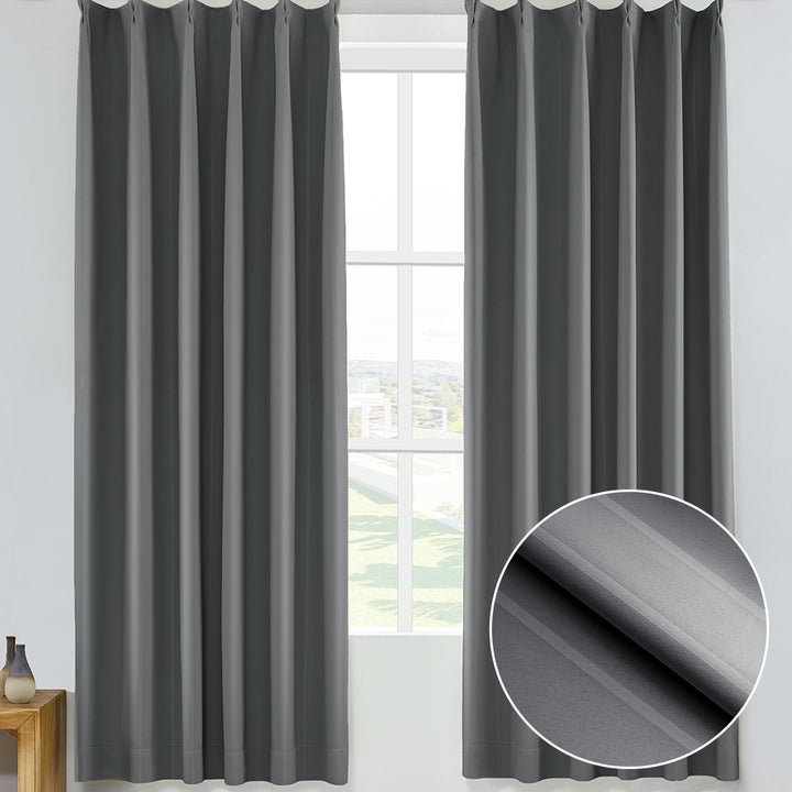 AZRA  遮光カーテン1級 2級 100cm幅 ベージュ ブラウン ライトグレー 全13色