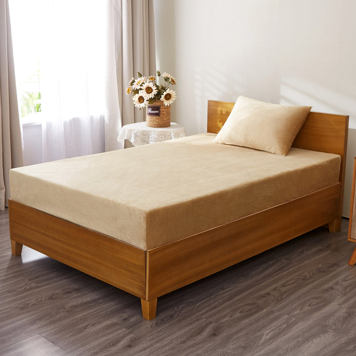 AZRA フランネルボックスシーツ シングル 静電気防 洗える グレー ベージュ ネイビー他